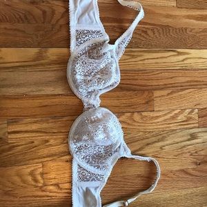 Fayreform white lace bra 32FF